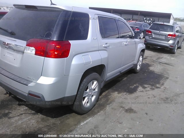 2CTFLREC3B6403171 - 2011 GMC TERRAIN SLE SILVER photo 4