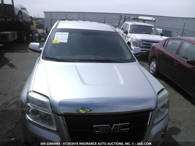 2CTFLREC3B6403171 - 2011 GMC TERRAIN SLE SILVER photo 6