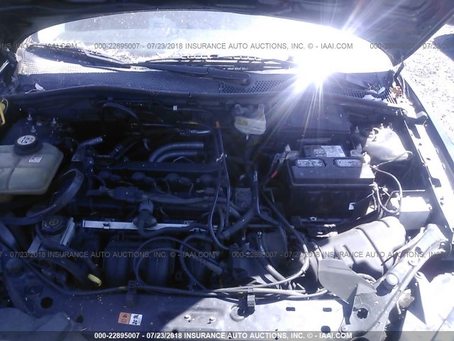 1FAHP31N27W191430 - 2007 FORD FOCUS ZX3/S/SE/SES BLACK photo 10