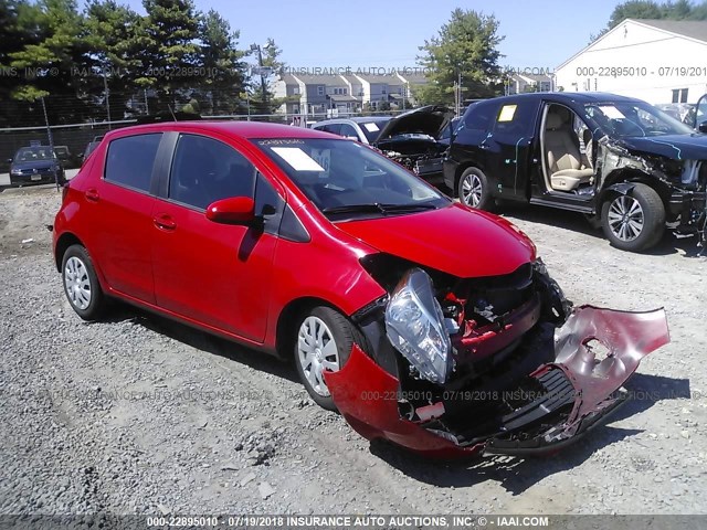 VNKKTUD34GA063142 - 2016 TOYOTA YARIS L/LE/SE RED photo 1