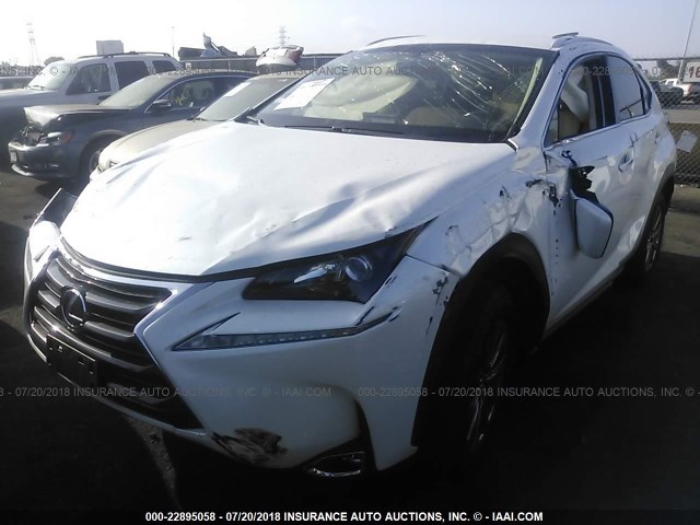 JTJBARBZ3H2114920 - 2017 LEXUS NX 200T/BASE/F SPORT WHITE photo 2