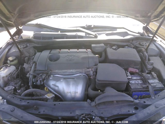 4T4BF3EK5BR177580 - 2011 TOYOTA CAMRY SE/LE/XLE შავი ფოტო 10
