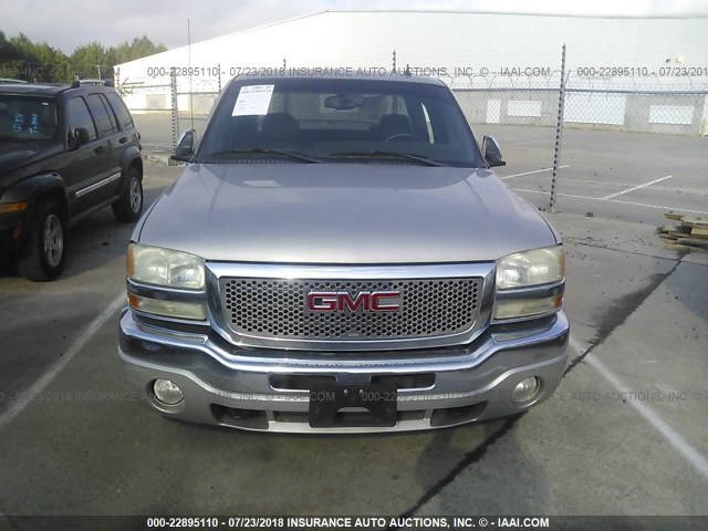 2GTEC13Z171149707 - 2007 GMC NEW SIERRA C1500 SILVER photo 6