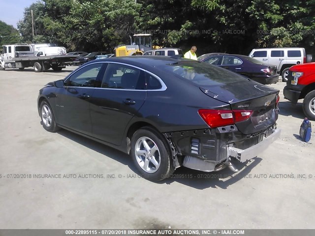 1G1ZB5ST5HF286161 - 2017 CHEVROLET MALIBU LS 灰色 照片 3