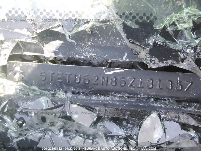 5TETU62N85Z131357 - 2005 TOYOTA TACOMA PRERUNNER ACCESS CAB SILVER photo 9