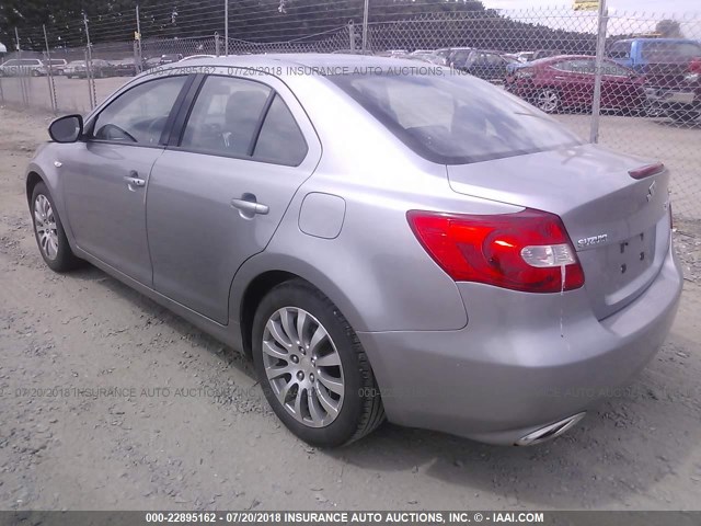 JS2RE9A39A6101290 - 2010 SUZUKI KIZASHI SE GRAY photo 3