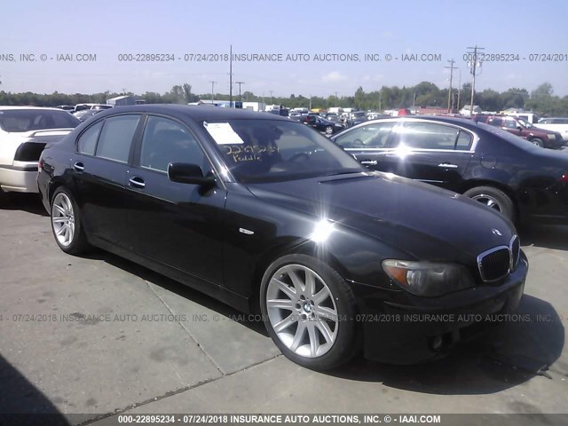 WBAHL83506DT04637 - 2006 BMW 750 I BLACK photo 1