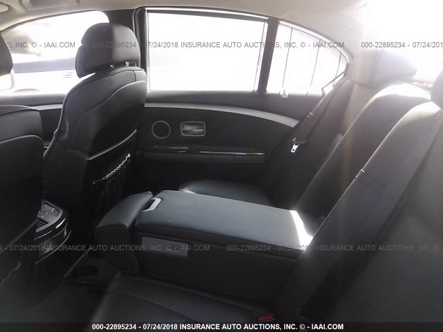 WBAHL83506DT04637 - 2006 BMW 750 I BLACK photo 8