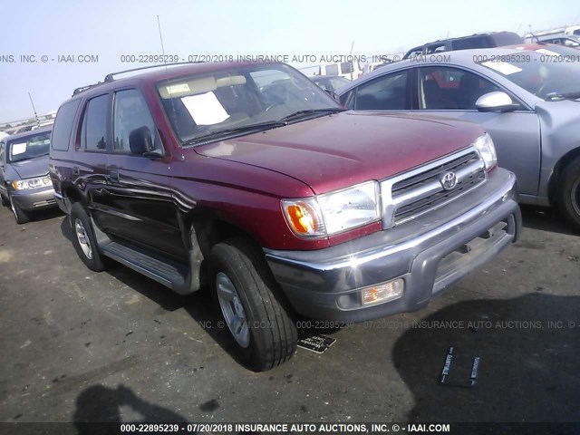 JT3GM84R1Y0061478 - 2000 TOYOTA 4RUNNER RED photo 1