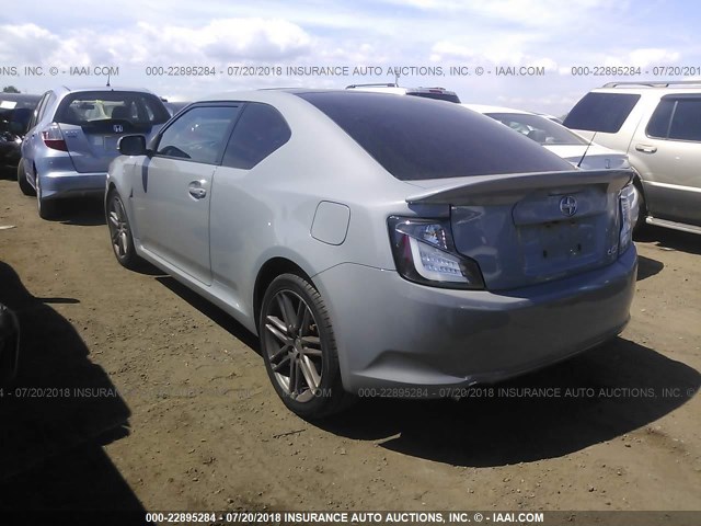 JTKJF5C76B3004315 - 2011 TOYOTA SCION TC 灰色 照片 3