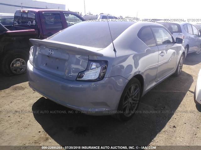 JTKJF5C76B3004315 - 2011 TOYOTA SCION TC 灰色 照片 4
