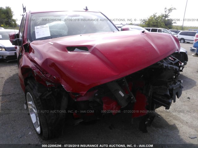 3C6JR6CT7GG130583 - 2016 RAM 1500 SPORT RED photo 6