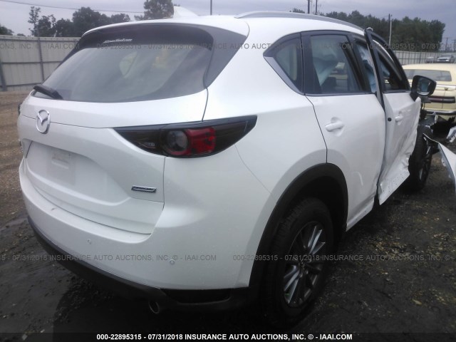 JM3KFABMXJ1345469 - 2018 MAZDA CX-5 SPORT WHITE photo 4