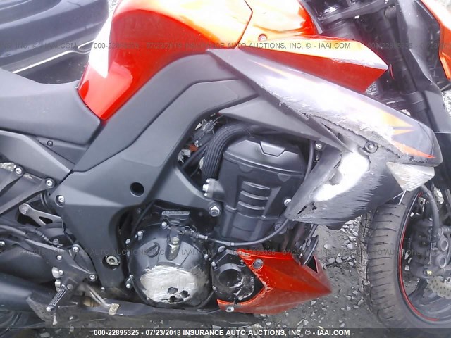 JKAZRCD10CA028567 - 2012 KAWASAKI ZR1000 D ORANGE photo 8