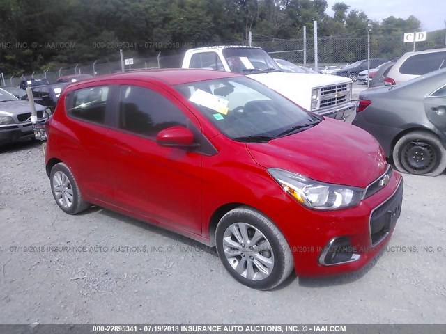 KL8CD6SA2HC731316 - 2017 CHEVROLET SPARK 1LT RED photo 1