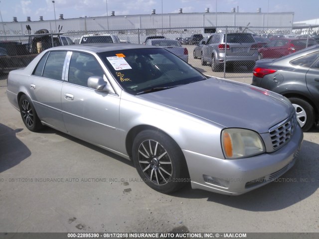 1G6KF57944U201359 - 2004 CADILLAC DEVILLE DTS SILVER photo 1