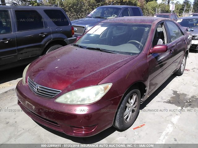 4T1BF32K16U115078 - 2006 TOYOTA CAMRY LE/XLE/SE 红色 照片 2