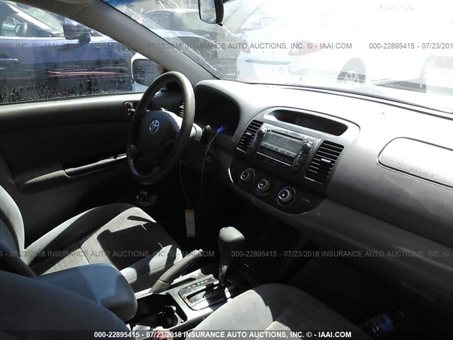 4T1BF32K16U115078 - 2006 TOYOTA CAMRY LE/XLE/SE 红色 照片 5