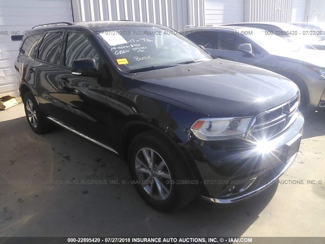 1C4RDJDG7EC592561 - 2014 DODGE DURANGO LIMITED BLACK photo 1