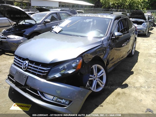 1VWBM7A31CC030025 - 2012 VOLKSWAGEN PASSAT SE GRAY photo 6