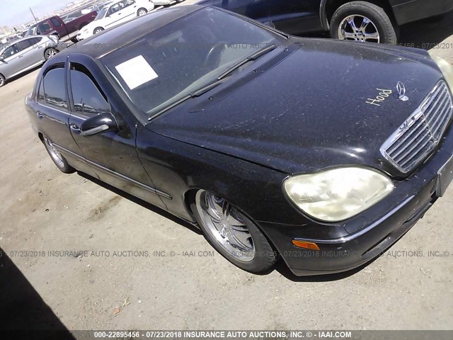 WDBNG70J01A186443 - 2001 MERCEDES-BENZ S 430 BLACK photo 1