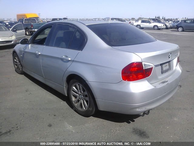 WBAVB13506PT24351 - 2006 BMW 325 I SILVER photo 3