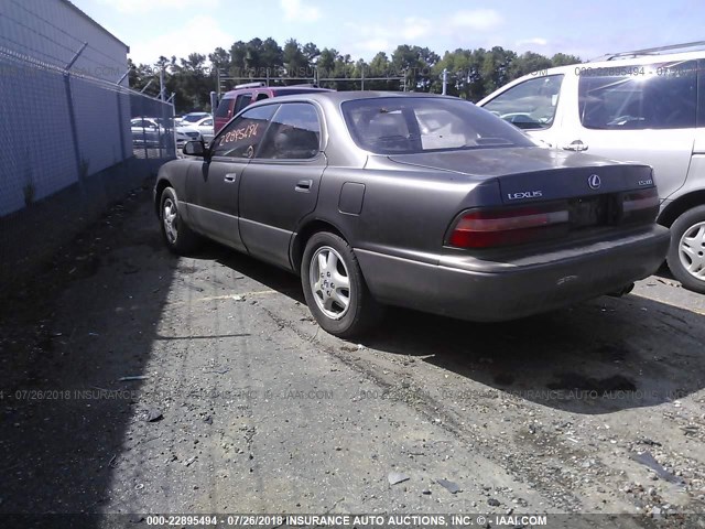 JT8GK13T5S0110208 - 1995 LEXUS ES 300 GRAY photo 3