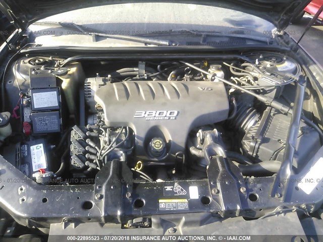 2G1WX15K529290422 - 2002 CHEVROLET MONTE CARLO SS შავი ფოტო 10