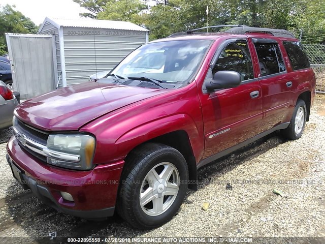 1GNET16SX36195089 - 2003 CHEVROLET TRAILBLAZER EXT MAROON photo 2