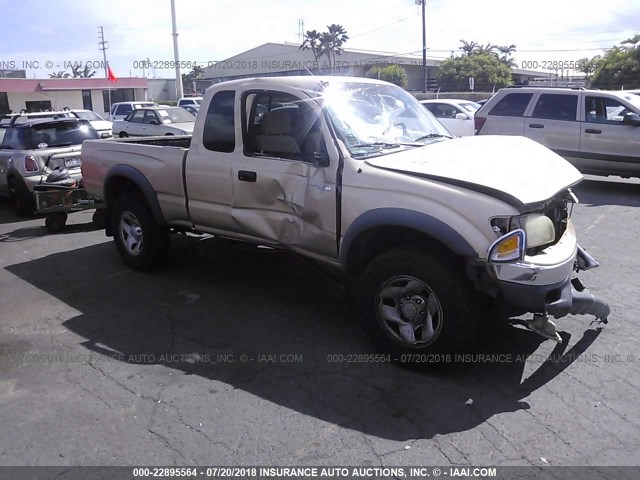 5TESM92N12Z008945 - 2002 TOYOTA TACOMA XTRACAB PRERUNNER ოქროსფერი ფოტო 1