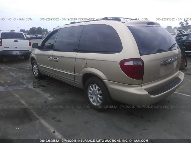 2C4GP54L51R179140 - 2001 CHRYSLER TOWN & COUNTRY LXI TAN photo 3