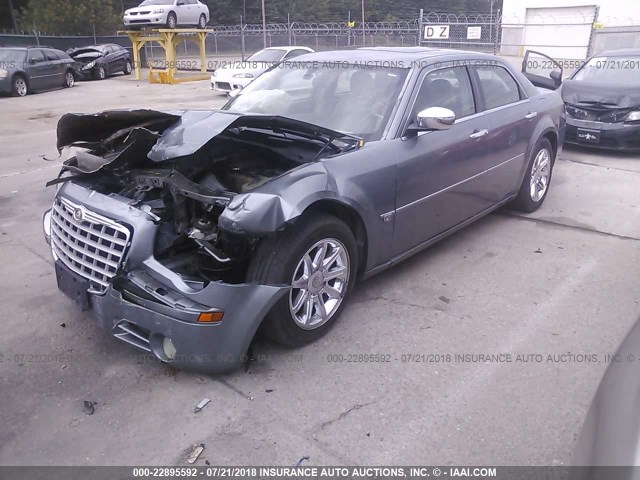 2C3LA63H96H306041 - 2006 CHRYSLER 300C GRAY photo 2