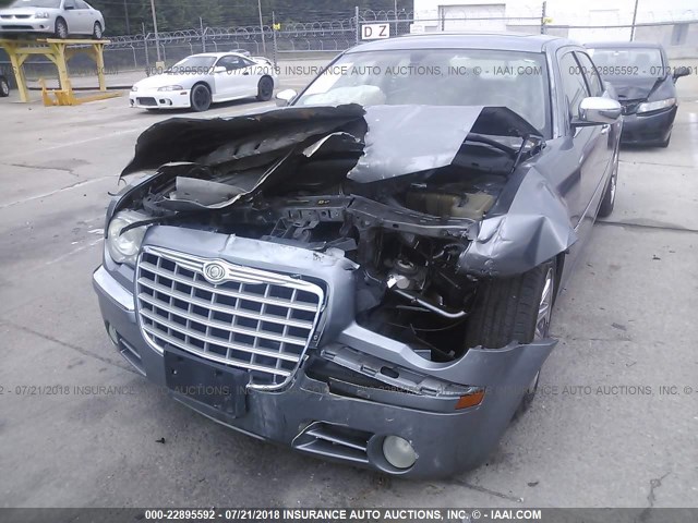 2C3LA63H96H306041 - 2006 CHRYSLER 300C GRAY photo 6