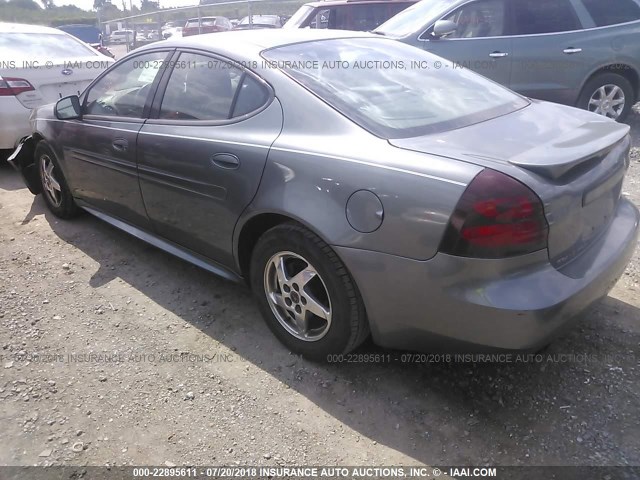 2G2WS522241197736 - 2004 PONTIAC GRAND PRIX GT2 GRAY photo 3