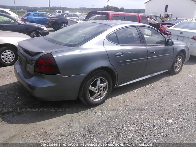 2G2WS522241197736 - 2004 PONTIAC GRAND PRIX GT2 GRAY photo 4