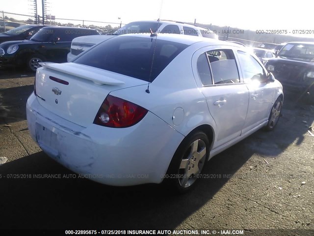 1G1AM58B287233420 - 2008 CHEVROLET COBALT SPORT WHITE photo 4