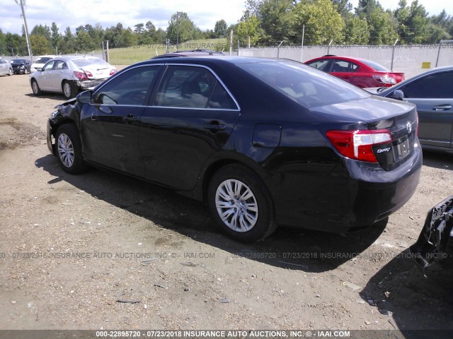 4T4BF1FK4CR202442 - 2012 TOYOTA CAMRY SE/LE/XLE შავი ფოტო 3