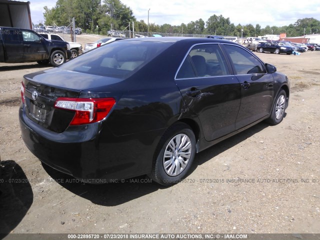4T4BF1FK4CR202442 - 2012 TOYOTA CAMRY SE/LE/XLE შავი ფოტო 4