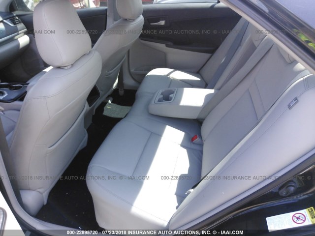 4T4BF1FK4CR202442 - 2012 TOYOTA CAMRY SE/LE/XLE შავი ფოტო 8