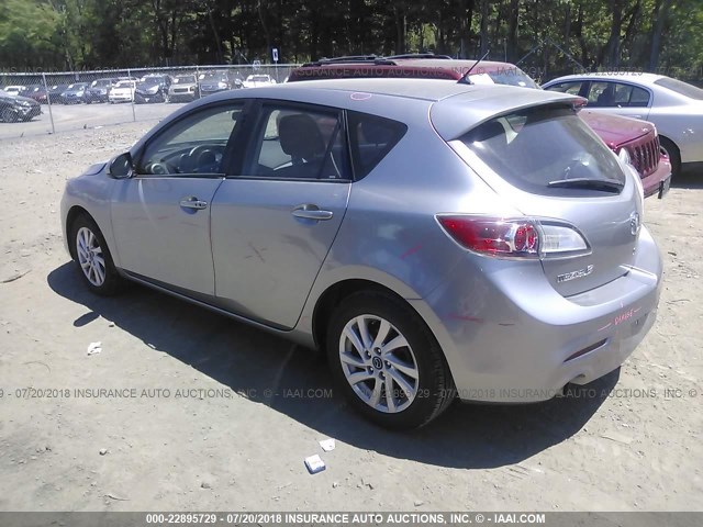 JM1BL1L71D1764051 - 2013 MAZDA 3 I SILVER photo 3