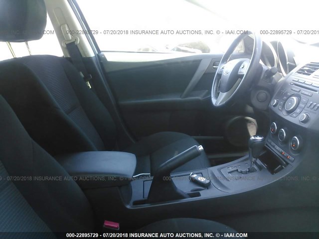 JM1BL1L71D1764051 - 2013 MAZDA 3 I SILVER photo 5