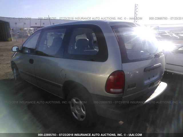 2B4FP2532XR243987 - 1999 DODGE CARAVAN SILVER photo 3