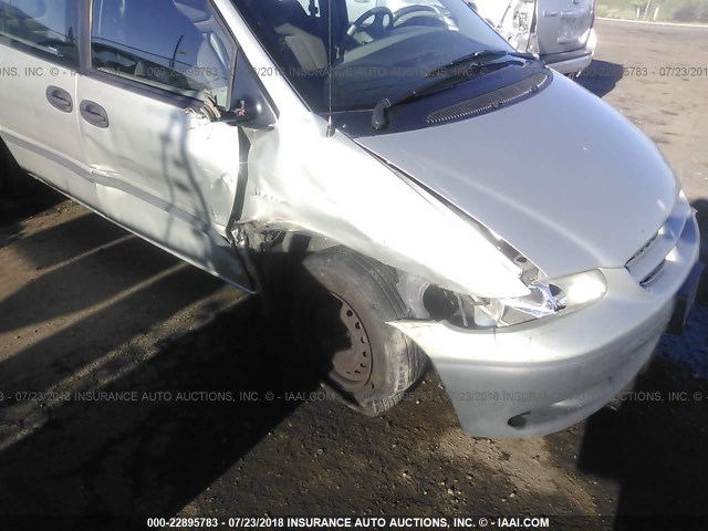 2B4FP2532XR243987 - 1999 DODGE CARAVAN SILVER photo 6