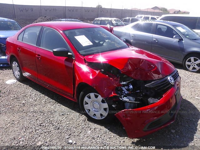 3VW2K7AJ2CM405861 - 2012 VOLKSWAGEN JETTA S 红色 照片 1