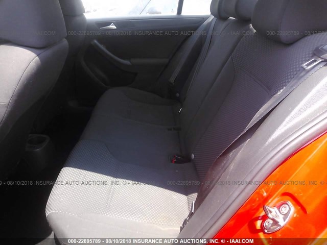 3VW2K7AJ2CM405861 - 2012 VOLKSWAGEN JETTA S 红色 照片 8