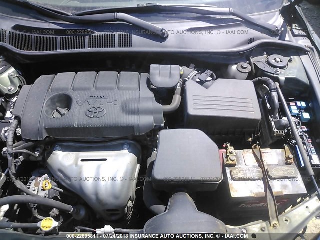 4T4BF3EK0BR140842 - 2011 TOYOTA CAMRY SE/LE/XLE 绿色 照片 10