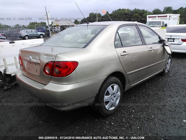 2T1BR32E07C756534 - 2007 TOYOTA COROLLA CE/LE/S TAN photo 4