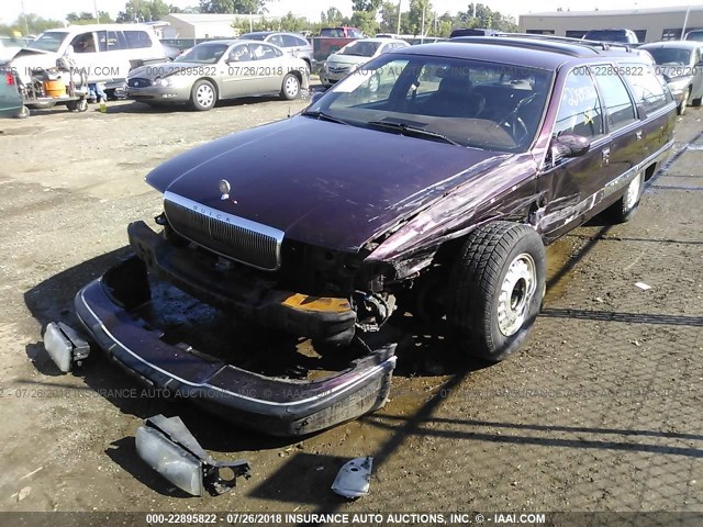 1G4BR82P9TR411156 - 1996 BUICK ROADMASTER LIMITED BURGUNDY photo 6