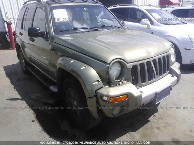 1J4GL38K72W332377 - 2002 JEEP LIBERTY RENEGADE GREEN photo 6