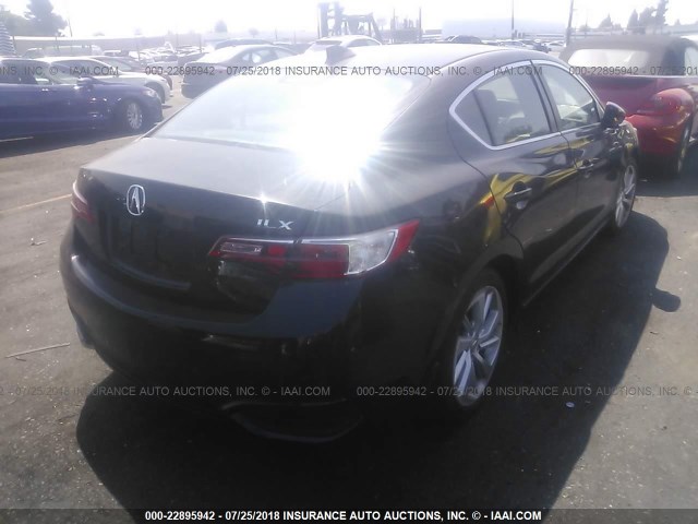 19UDE2F75GA008653 - 2016 ACURA ILX PREMIUM/TECH BLACK photo 4